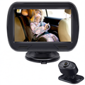 Car Baby Monitor with Adjustable Camera