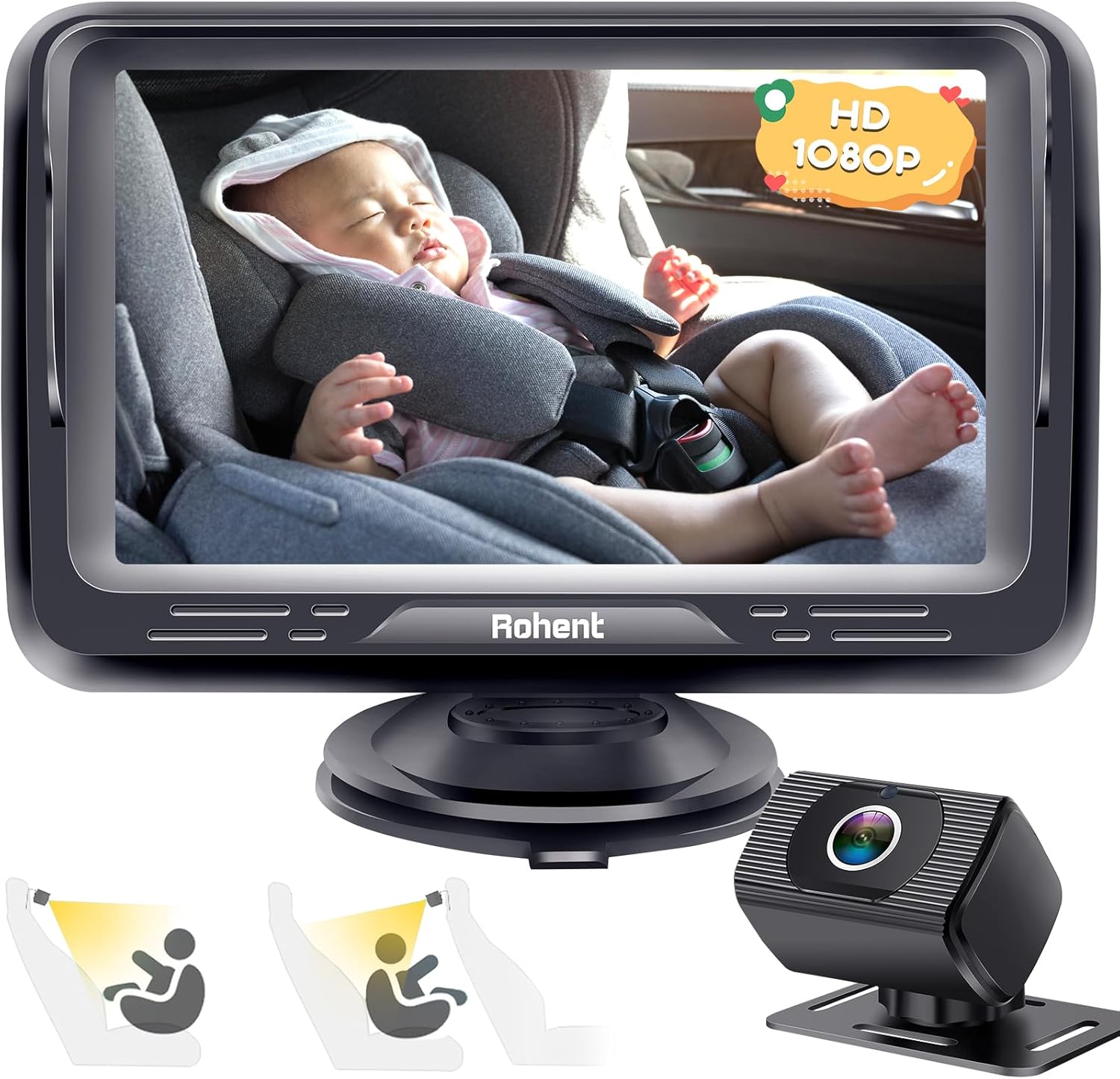 SafeNest Baby Car Camera – See Your Baby While You Drive