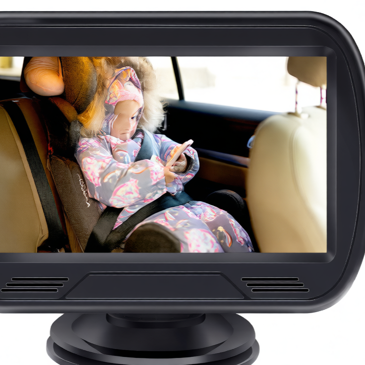 Car Baby Monitor with Adjustable Camera